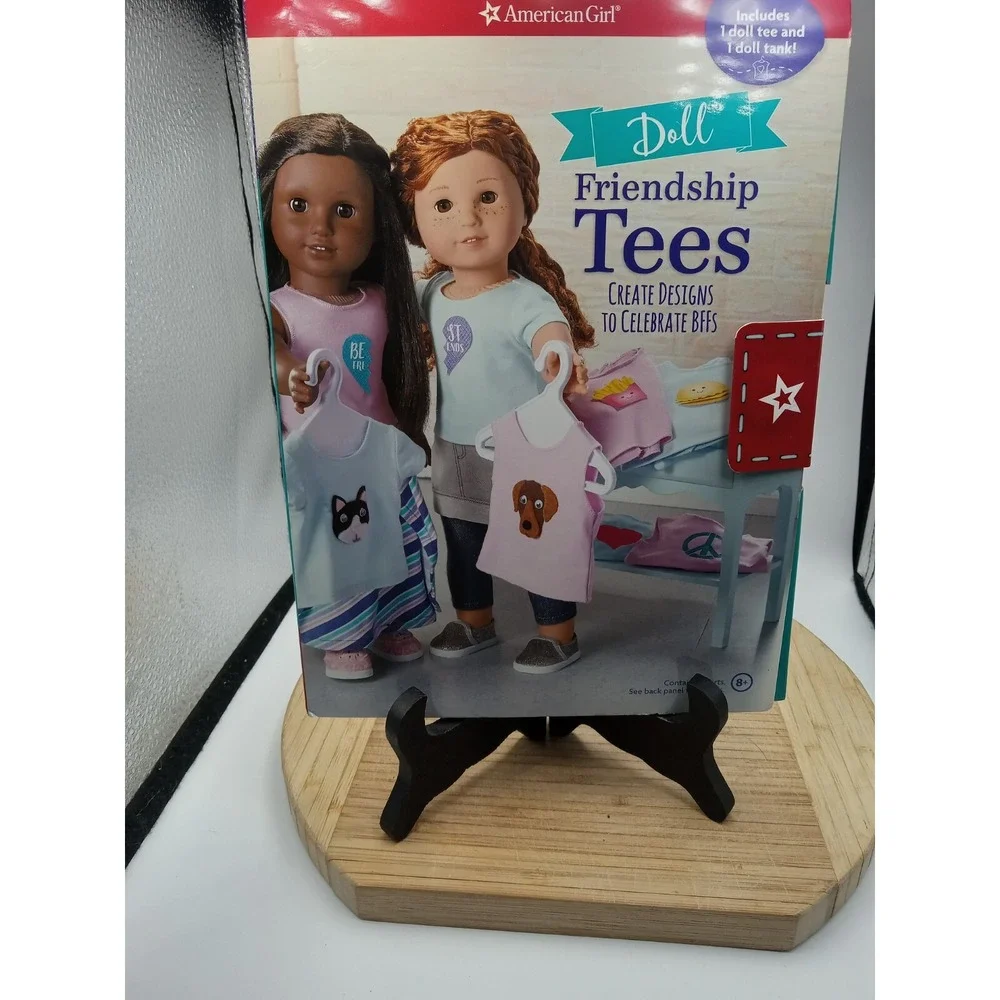 AMERICAN‎ GIRL DOLL FRIENDSHIP TEES DESIGNS BFFS CRAFTING BOOK-ARTS-HOBBIES-NEW